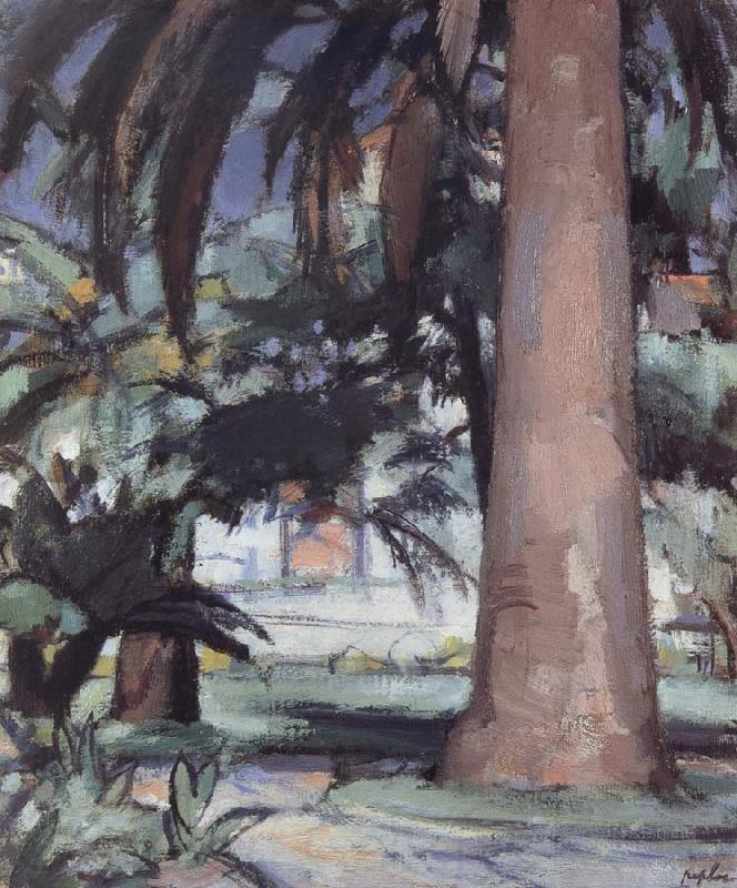 Samuel John Peploe Palm Trees,Antibes Norge oil painting art